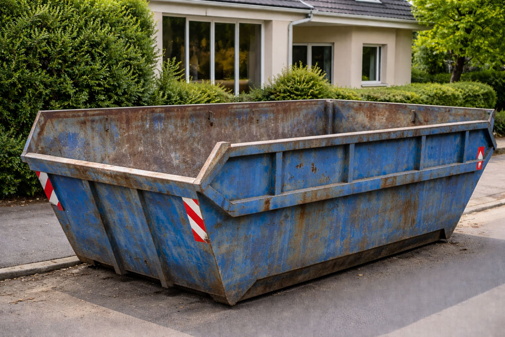 Schrott gegen Bares - Bereitstellung Container