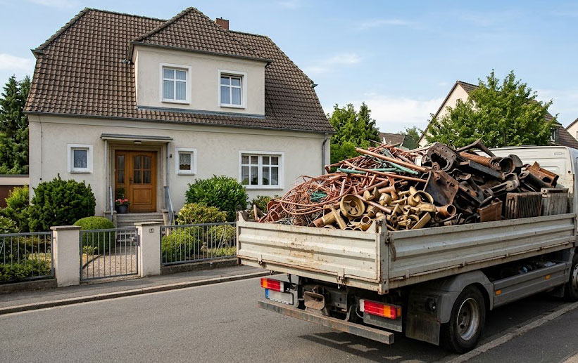 Schrott gegen Bares - Abholung